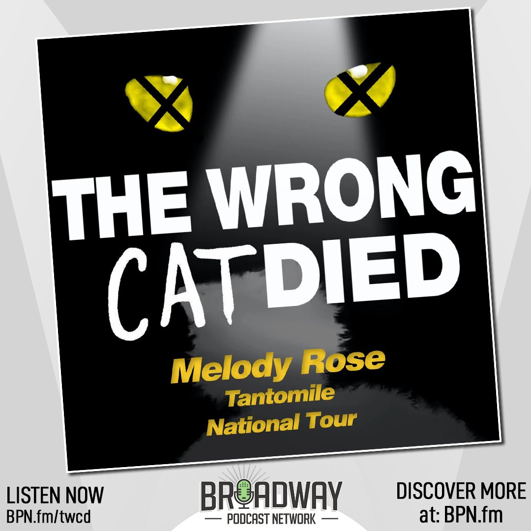 NEW EPISODES ALERT! 🎙
- <a href="/MamasTalkinPod/">Mamas Talkin’ Loud</a> Episode #71 <a href="/amandakloots/">Amanda Kloots</a> Live Your Life BPN.fm/mamas 
- <a href="/TheWrongCatDied/">The Wrong Cat Died</a> Episode #53 <a href="/MelodyAnnRose/">Melody Rose</a>, Tantomile on National Tour BPN.fm/twcd 

#theatre #podcast #musical #broadway #bway #LGBTQ #CatsMusical