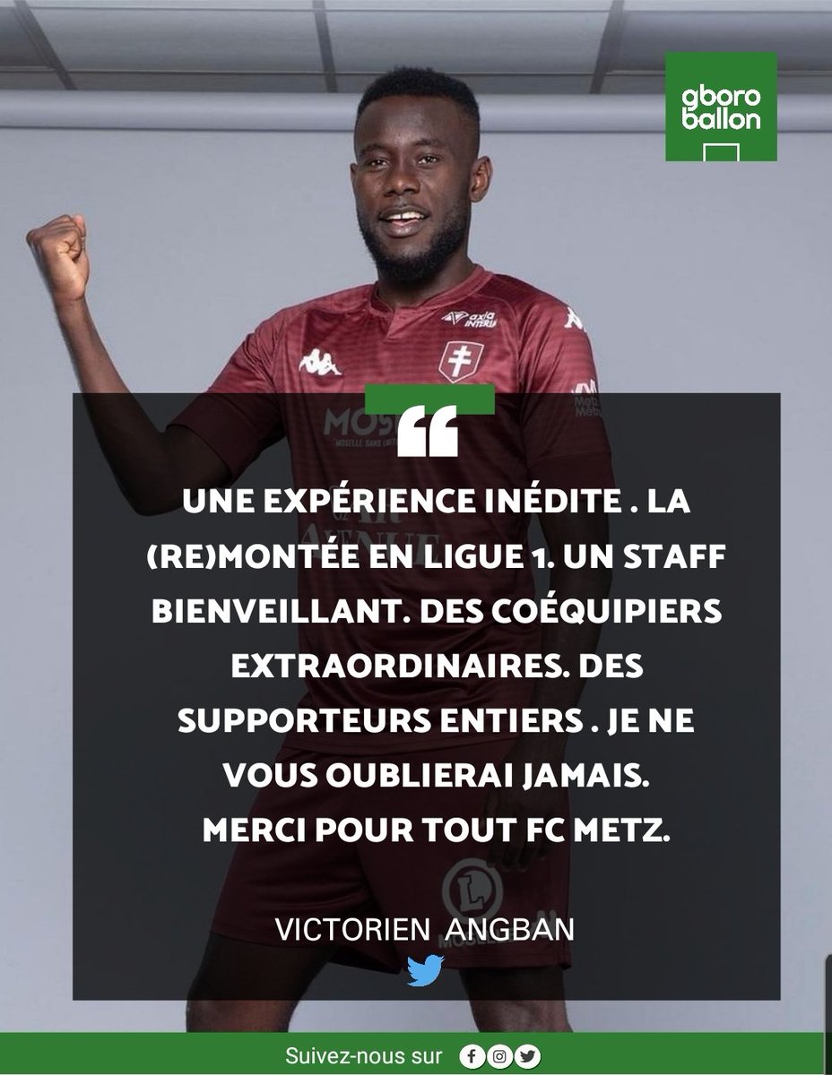 gboro_ballon's tweet photo. [✍🏿] Le message d'au revoir de Victorien Angban...

#angban
#FCMetz
#pfcsotchi
#CIV225
#Civsport https://t.co/O4gSMIOSgk