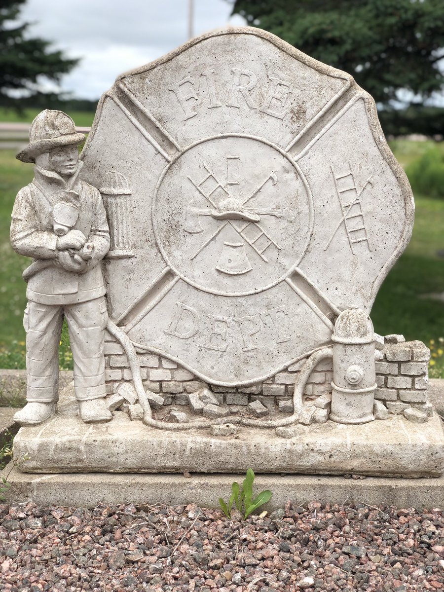 We have #firefighter #statuary in stock #supportsmallbusiness #shoplocal #PEI