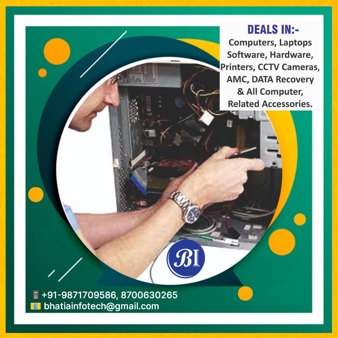 bhatiainfotec's tweet photo. Call !!!
📱Mobile phone Mobile phone +91-9871709586 | 8700630265

#computers 
#Laptop 
#computerrepair
#CCTV
#CCTVCamera
#datarecovery 
#AMC
#printers
#bhatiainfotec https://t.co/8CKXGf4bz6