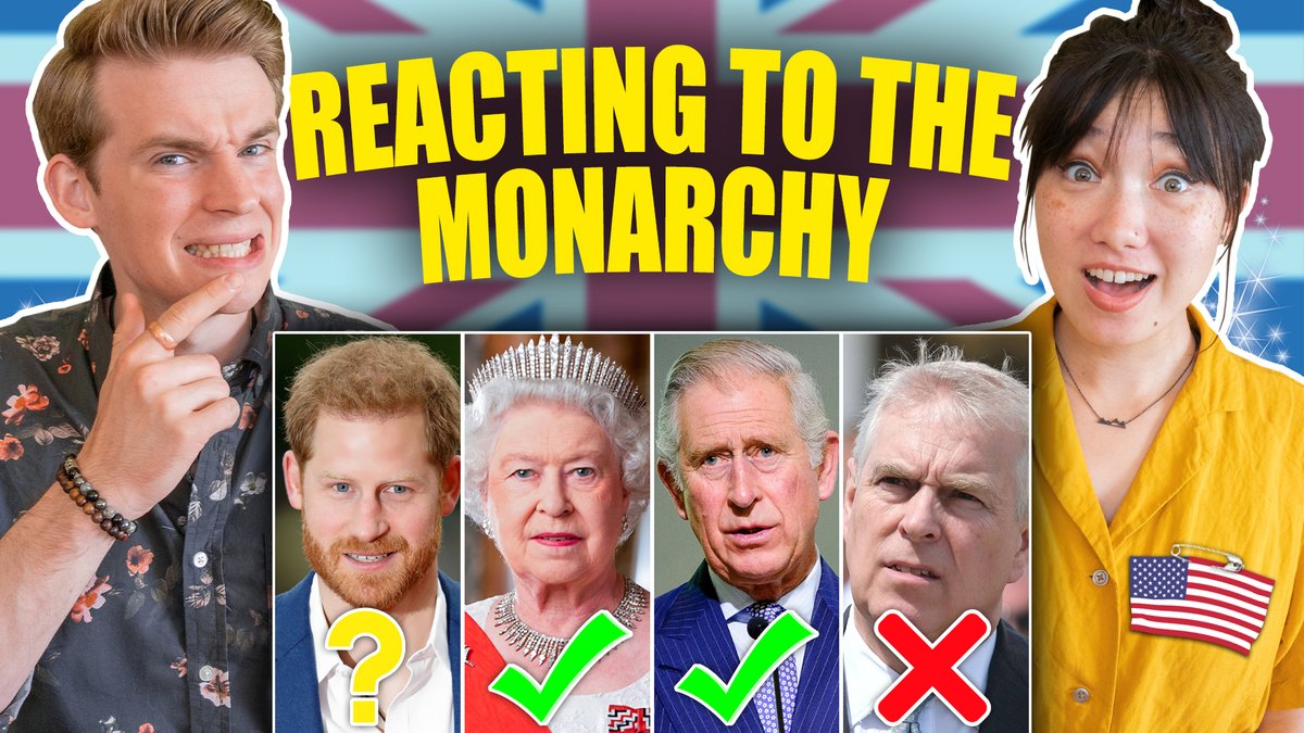 RavensWandering's tweet photo. In honor of independence day, we're reacting to Royal Family! 👑😄 Join us as we learn how the monarchy actually works, what the Queen's powers are, how the royals make money, and more! Watch here: https://t.co/IyGSuC3AWG https://t.co/GF4HBOnmut