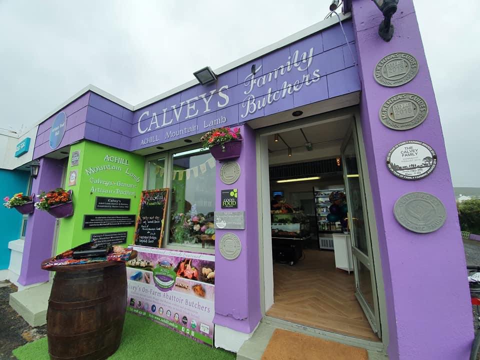 Achill_Guide's tweet image. Best wishes to Achill Mountain Lamb on the opening of their new Farmstore at their family butchers in Keel! 
The new look Farmstore looks amazing and is filled with lots of delicious artisan produce, local Achill Mountain Lamb and more! 
#SupportLocal #achilllamb #localproduce