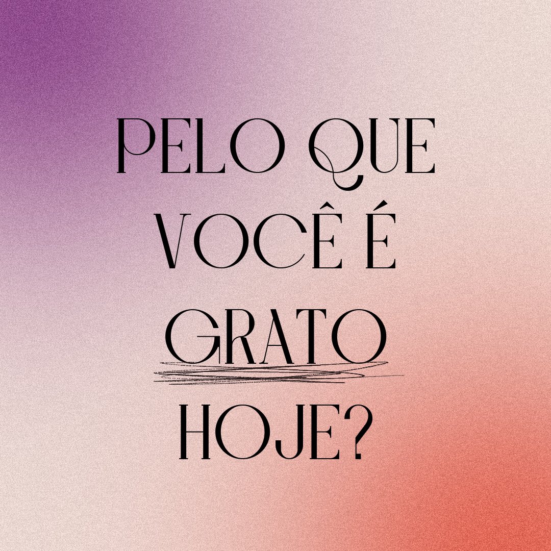 “Mas graças a Deus, que nos dá a vitória por meio de nosso Senhor Jesus Cristo.” 1 Coríntios 15:57 NVI

Pelo que você é grato hoje?