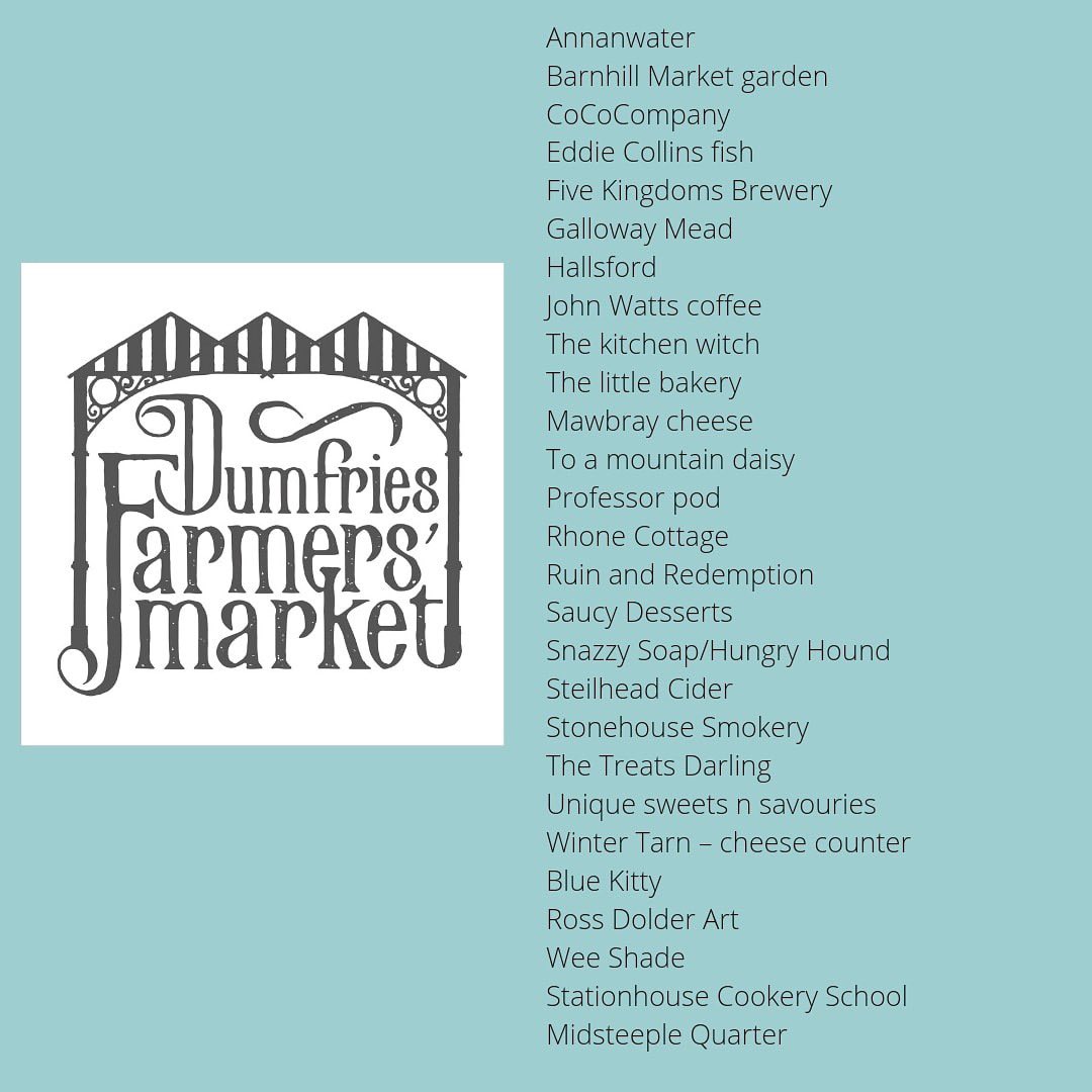 Here it is! Our Producer List for Sunday. Who are you looking forward to coming to see. 
<a href="/ScotRail/">ScotRail</a> @DGFDforum <a href="/dgcouncil/">Dumfries and Galloway Council</a> <a href="/DGMarkets/">DG Markets</a> <a href="/DGWGO/">Dumfries & Galloway! What's Going On?</a> <a href="/DumfriesVisit/">MyDumfries</a> <a href="/DumfriesRailway/">Dumfries Railway</a> <a href="/DGStandard/">Dumfries Standard</a>