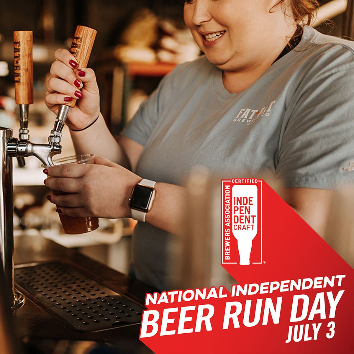 Today is National Independent #BeerRunDay! Grab a pint to-go or a crowler to enjoy all weekend. Cheers!
