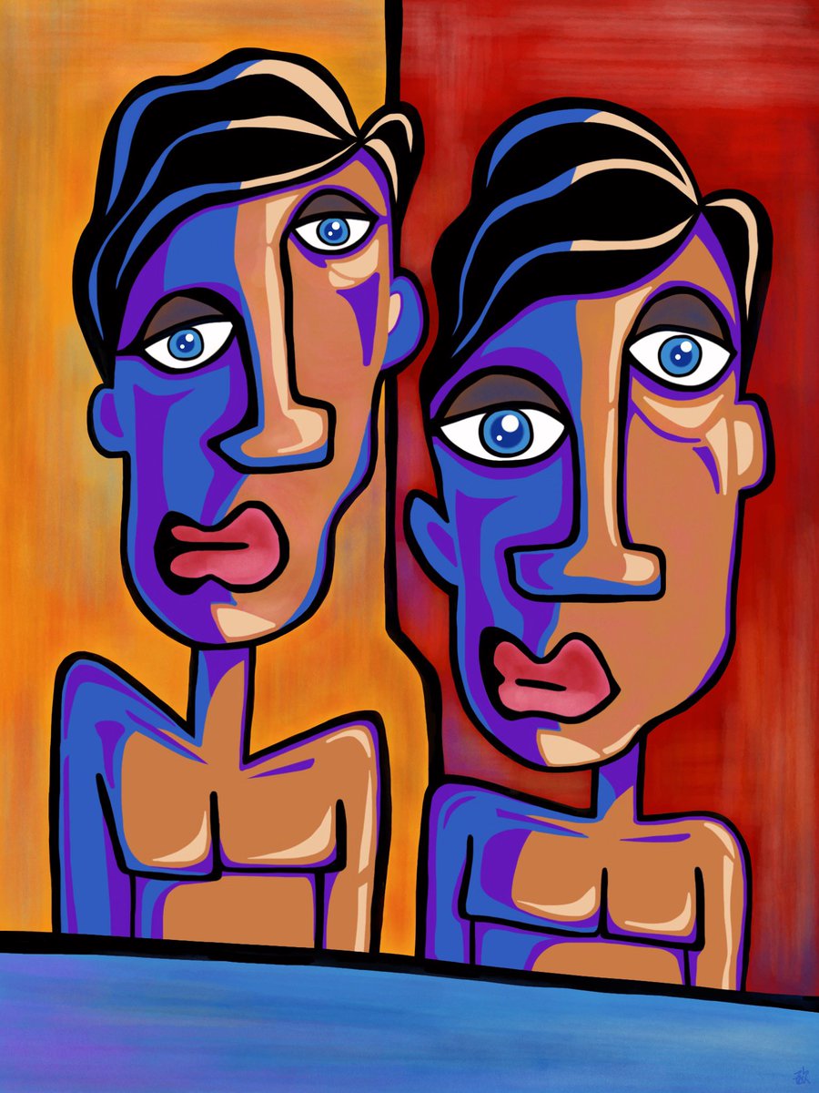 jsouyang's tweet photo. Twins

#abstractart #abstractpainting #painting #abstract #art #modernart #contemporaryart #twins #portrait #mysketch #abstractstyle https://t.co/aBKLl1jZdm