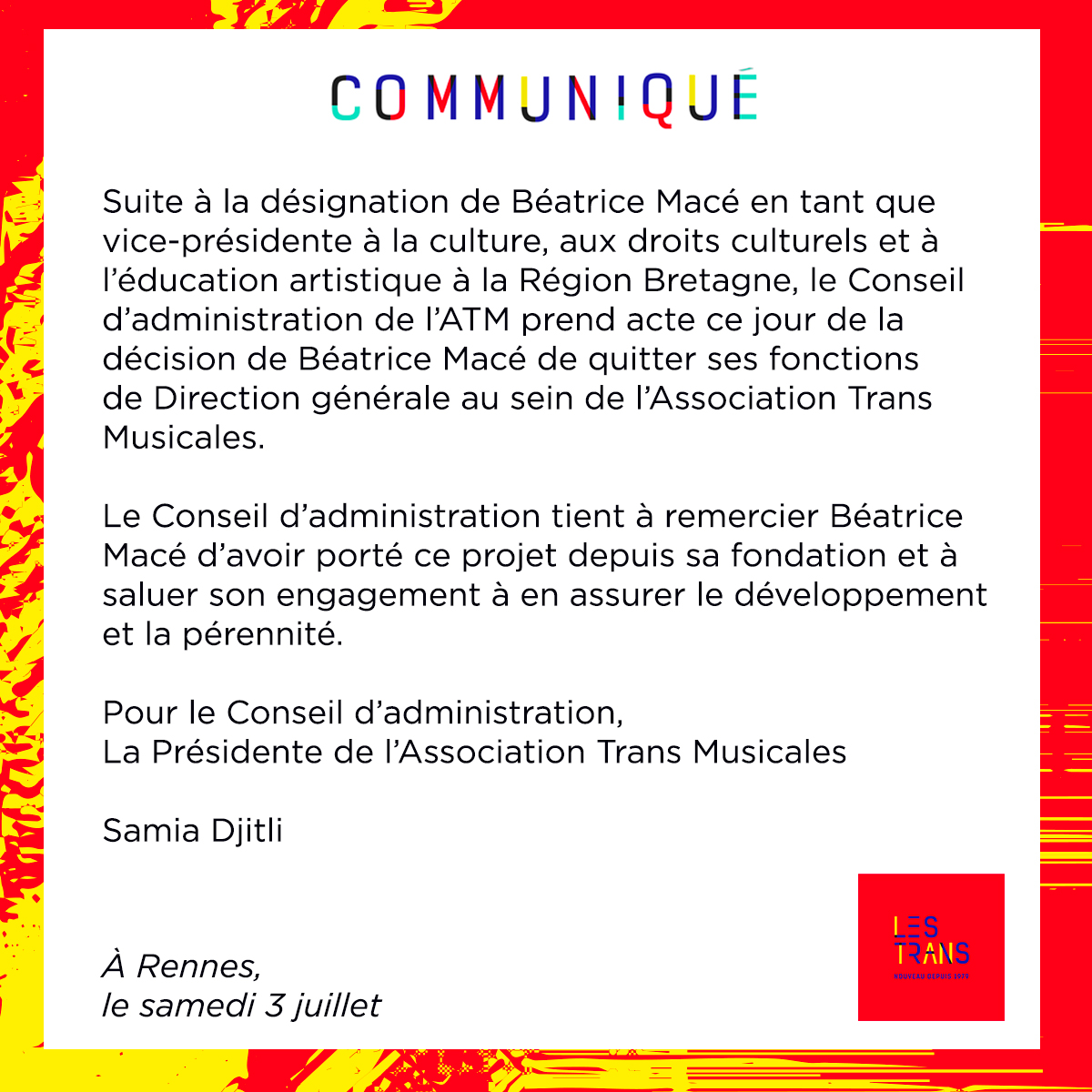 Trans Musicales (@transmusicales) on Twitter photo 