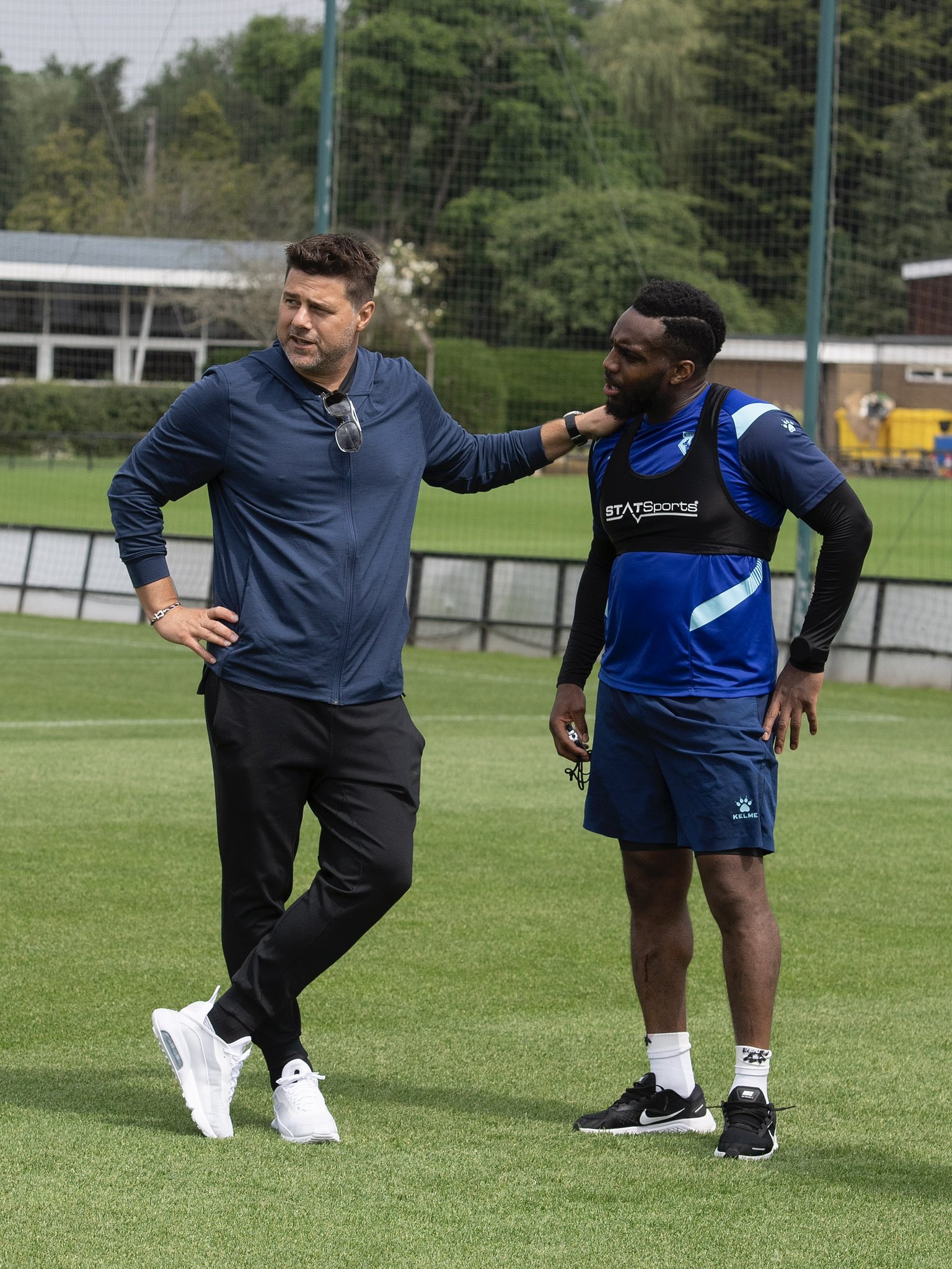 Mauricio Pochettino took a tour of Watford FC training ground today to wish Danny Rose a happy birthday. 