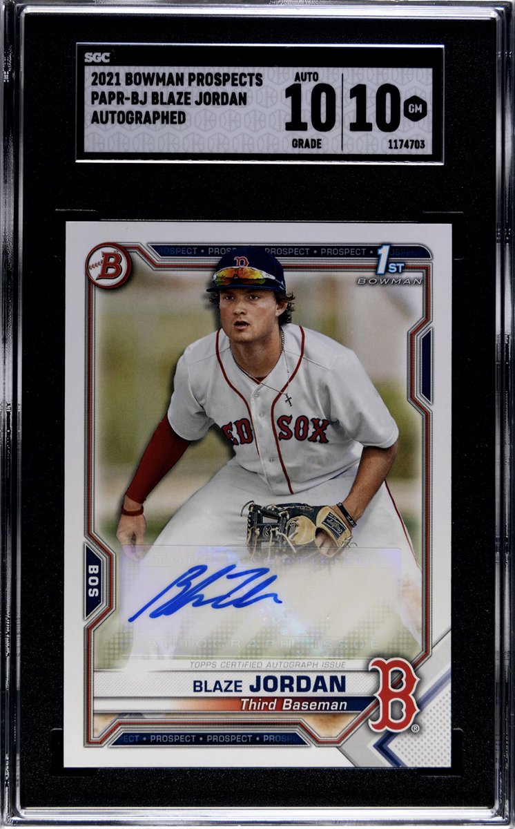 I want to give back to #thehobby on this #4thofJuly weekend. 

Blaze Jordan Auto #giveaway <a href="/Blaze_j24/">Blaze Jordan</a> 

1. LIKE
2. Retweet
3. Follow me (unless your DM’s are open so I can contact you)

Winner will be selected tomorrow night. 

🎇🎆