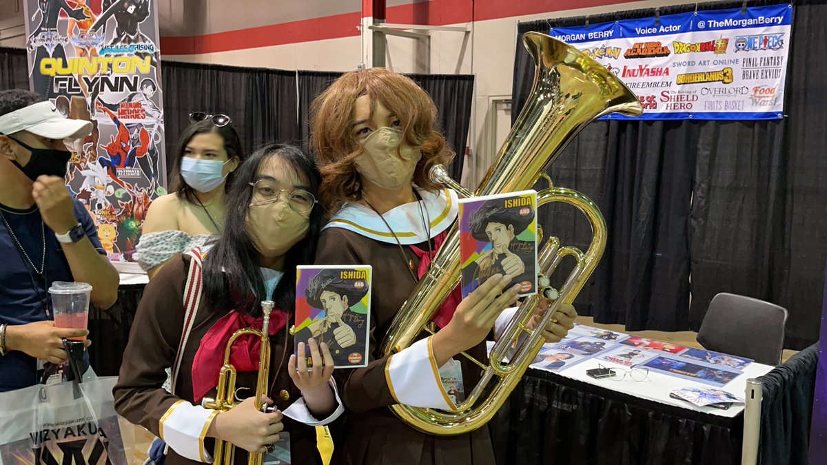 AscendedAnime's tweet photo. Congratulations to Nate and Izzy who were chosen to receive two copies of #IshidaAndAsakura for FREE! Signed by @LordAzria @justkibawalker and @TheMorganBerry! Enjoy the rest of your con! @animemidwest #IshiAsa #AnimePremier https://t.co/7a9bRUS2kW