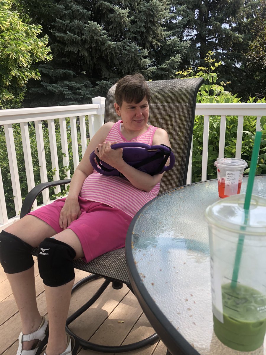 My sweet Saturday morning Starbucks dates! What a beautiful morning for coffee on the deck!🤩💕 #ILoveCCRI #TeamCCRI