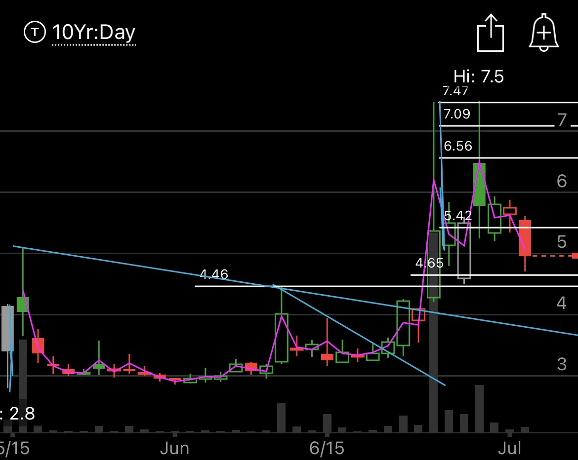 SpaghettiCode4's tweet image. $DBGI a couple of downtrend breaks before the climb. The list goes on...