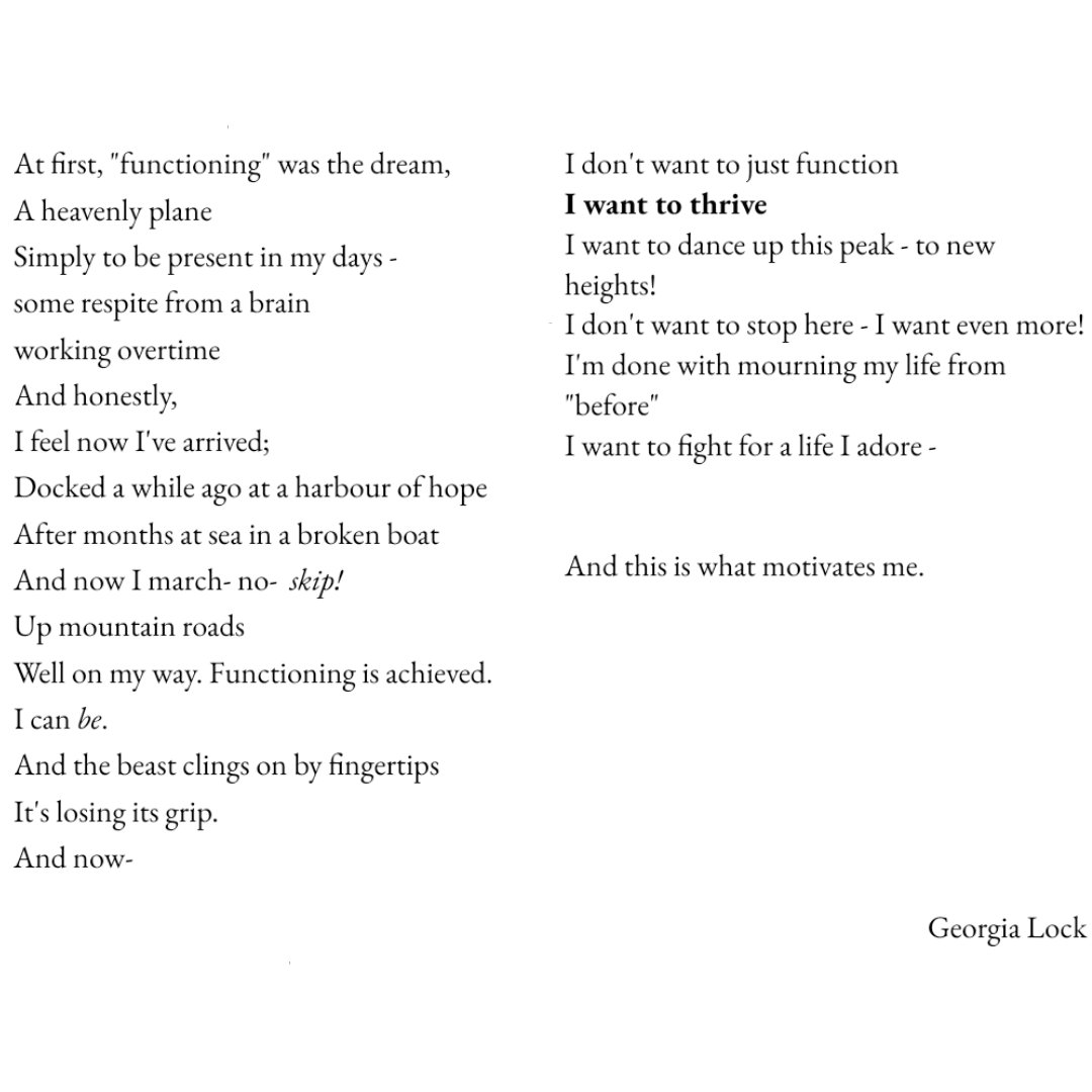When OCD showed up in my life 2 years ago, things felt very bleak. Now, armed with more knowledge of this disorder, OCD is so much more manageable and  I feel really optimistic. ERP is tough, but living in OCD's trappings is worse. I talk about OCD a lot on my insta 💚