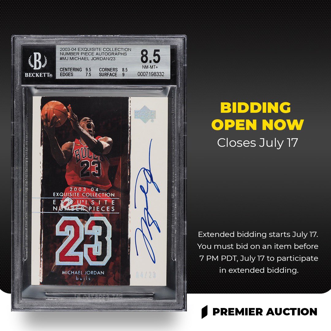 FanaticsCollect's tweet image. In today’s market, patch auto cards have risen to the status of fine-art equivalents. Check out the patch autos currently available for bidding in this monthly July 2021 Premier Auction.

premierauction.pwccmarketplace.com/premier-auctio…

#Patches #PatchAutos #PremierAuction #Invest #Pwcc