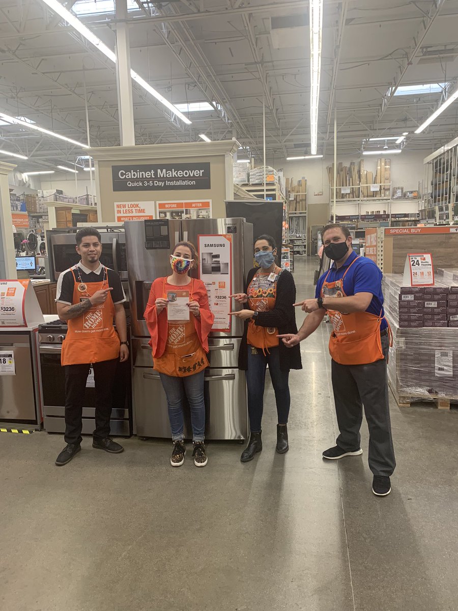 Recognizing Bree for being an outstanding Specialist, getting flooring measures in between selling a Ton of Appliances! Thank you for GETing every customer! @downeypackerfan @HDLMPerez <a href="/MelinaKalhor/">Melina Kalhor</a> <a href="/MattO_HD6646/">Matthew Ohrberg</a> <a href="/DennisTaylorHD/">Dennis Taylor HD</a>