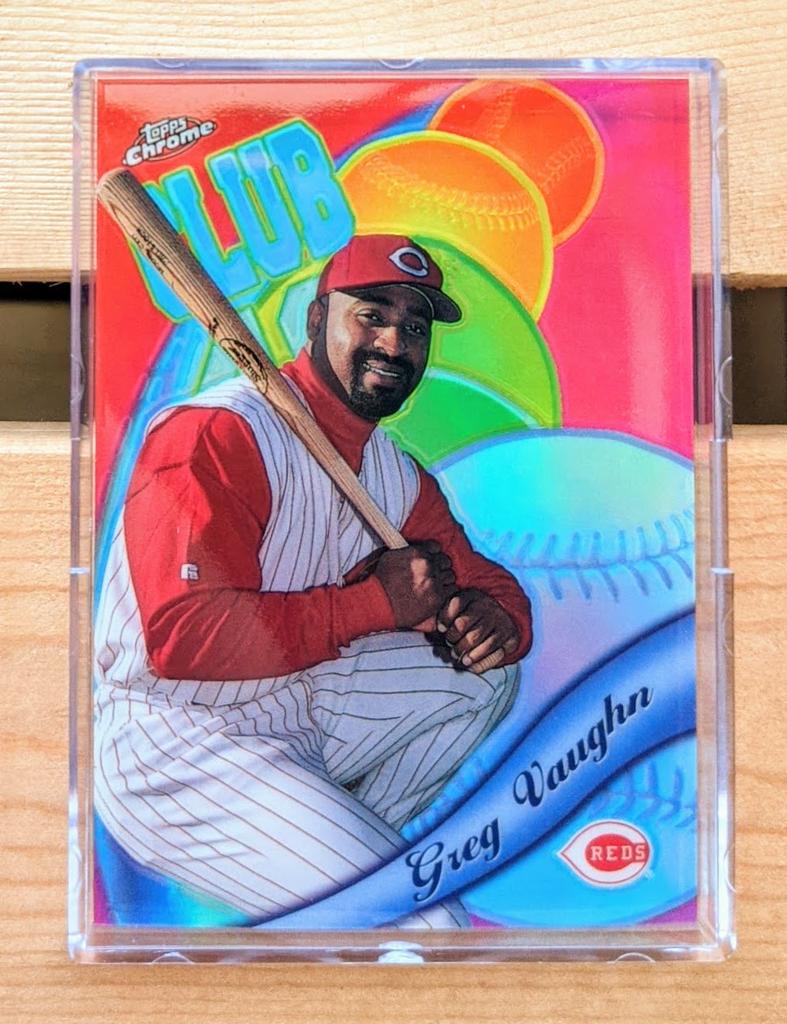 Happy birthday to Greg Vaughn. Love this refractor from \99. 