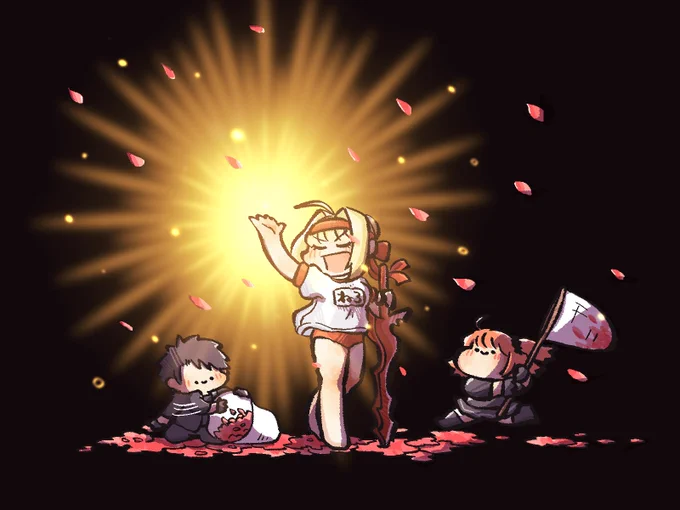 宝具のたびに花びらが舞うからちょっとわけてくれないかしら。 