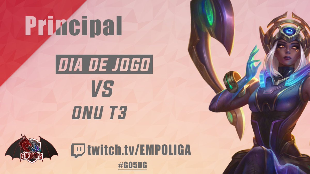 5DragonseSports's tweet photo. Convocando os dragões!
Hoje a nossa batalha é contra a @T3Onu pela @empoligaoficial MAJOR A!
⏰19hrs
📺http:/Twitch.tv/empoliga
#GO5DG https://t.co/rEIE9Vbep2
