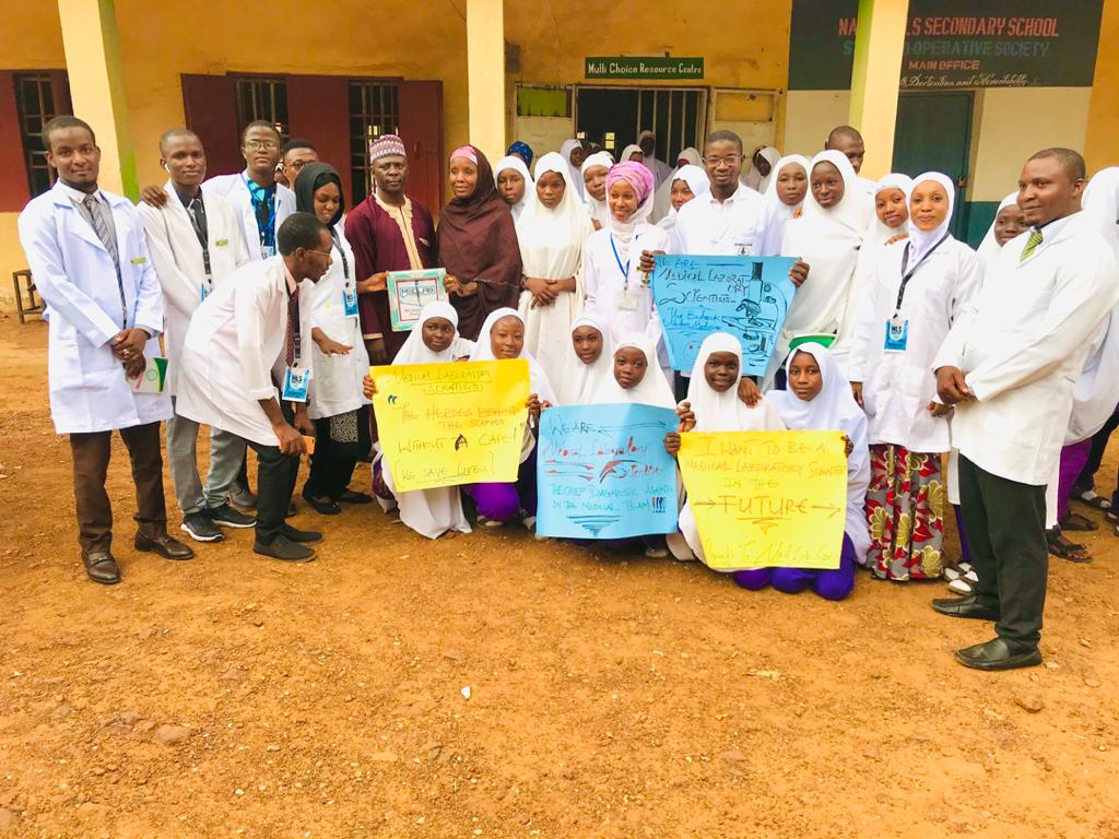 Medlabconvo's tweet photo. Nana Girls Secondary School and Success Schools Sokoto were not left behind as they were also visited. The #MLSCD gospel was passed and received wholeheartedly by the eager students
Find pictures attached below, the eagerness cannot be missed from these faces though🤭 https://t.co/T4GApXcHop