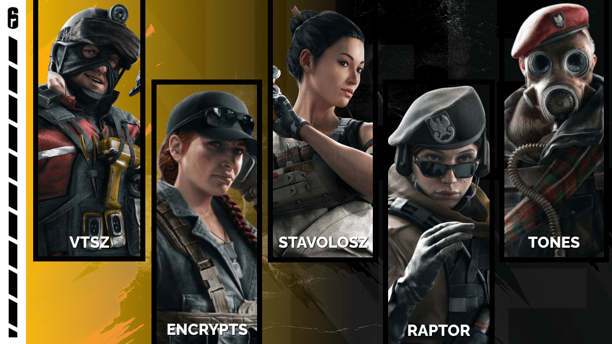 NFH_R6's tweet photo. The starting 5 for the @CCLR6S Season!!!
@AntonioTsz 
@VasiliT_11 
@stavolosz
@EncryptsNA 
@_RaptorR6_ https://t.co/zLKjeH1wGk