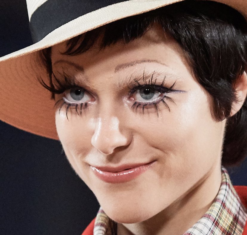 pradawestwood's tweet image. makeup at marc jacobs ss 2020