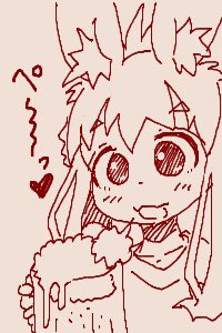 ちかごろのらくがき2
あさ〜ん 