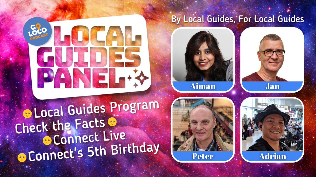 adlelu80's tweet image. In case you missed it, here&apos;s the recorded live stream of #LocalGuidesPanel &apos;s first episode that took place earlier today! I had the amazing @aimans_3 (Level 8 Pakistan), @JanVanHaver (Level 10 Belgium) &amp;amp; Peter (Level 7 UK). youtu.be/O4qbJWswmpY
✨#letsguide #golocopodcast