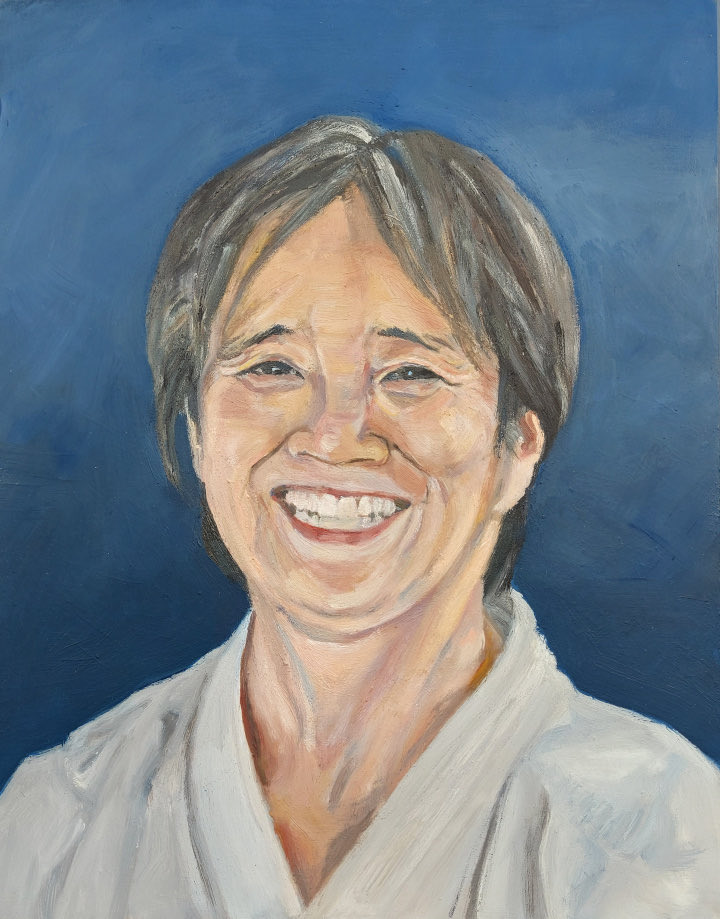 Yumi Nakamura sensei. My aikido teacher. #portraiture