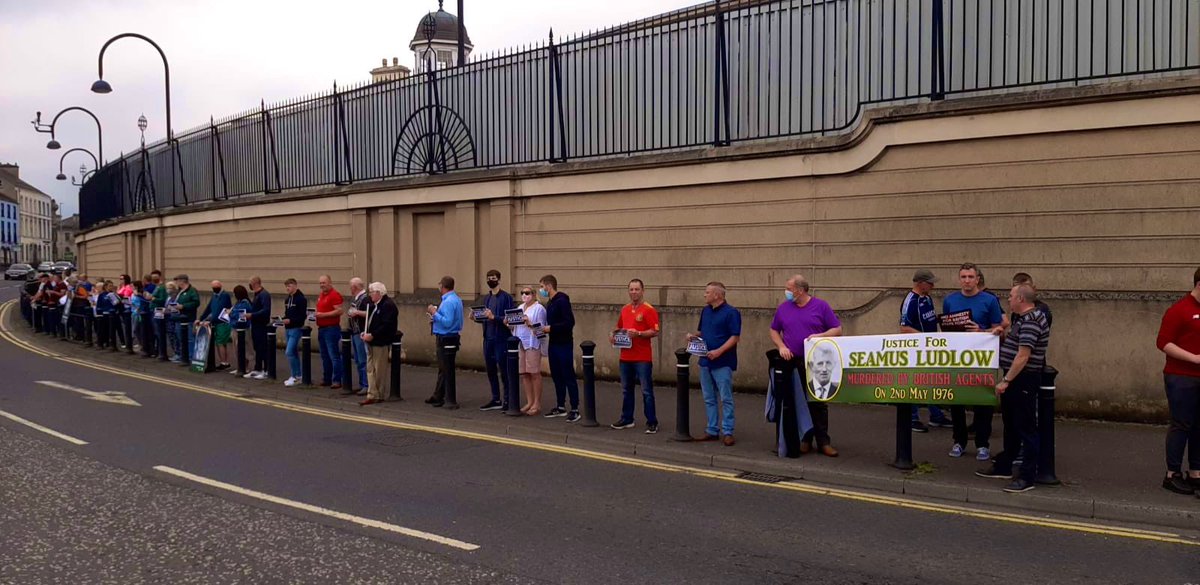 MickeyBradySF's tweet photo. Proud to stand in solidarity with the #BloodySunday &amp; Hegarty families in Newry today.                  

#EndStateImpunity #Timefortruth https://t.co/OseFHDDVZq