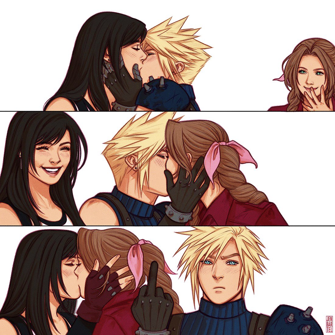 Ok let's settle this 24-year ship war once and for all 😂 #FF7 https://t.co/G3xPD2ufAk 