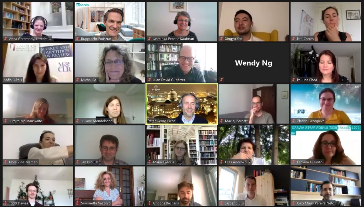 ASCOLA - Academic Society for Competition Law tweet media