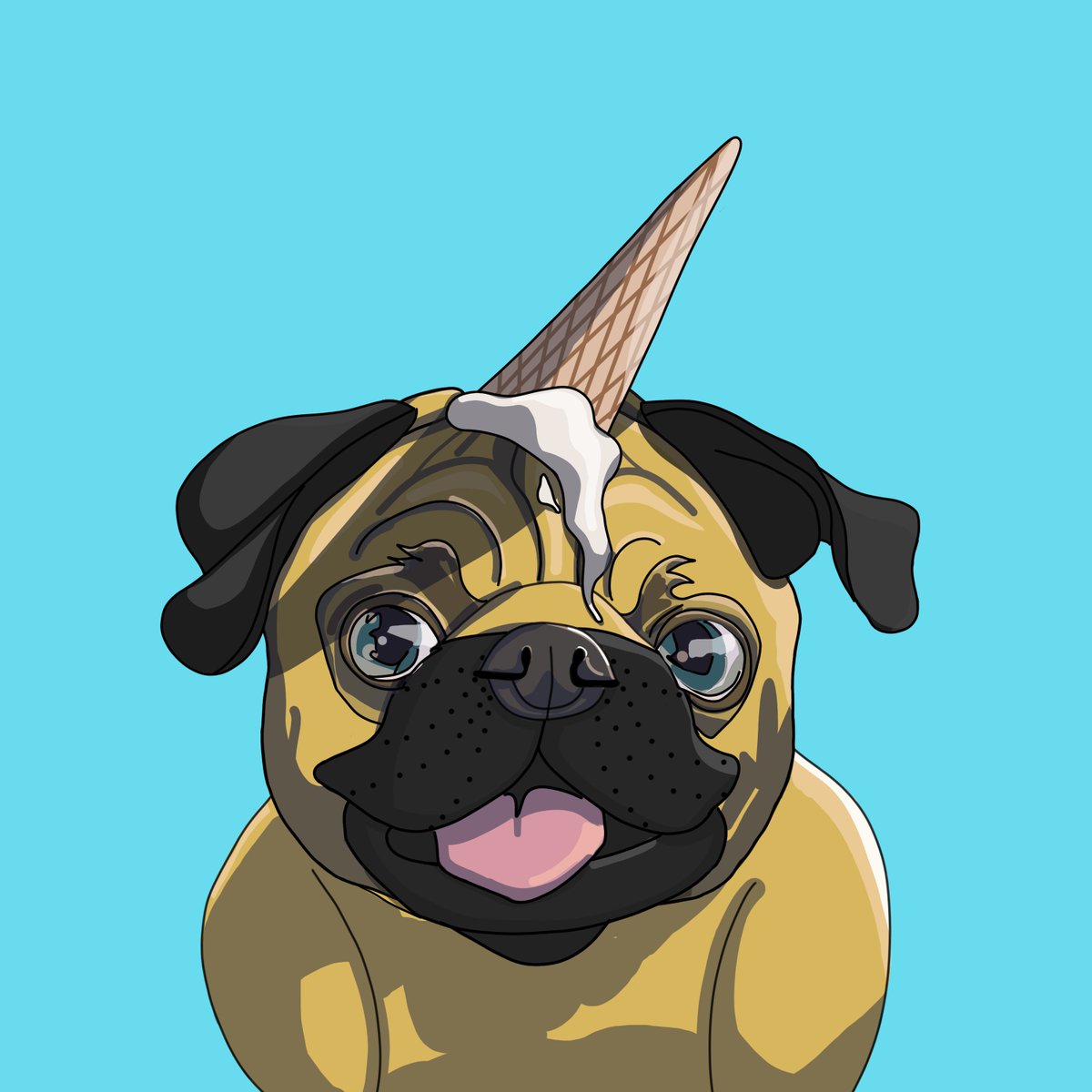 We ❤ <a href="/itsdougthepug/">Doug The Pug</a> so we just HAD to add this special ice cream hat to the collection!