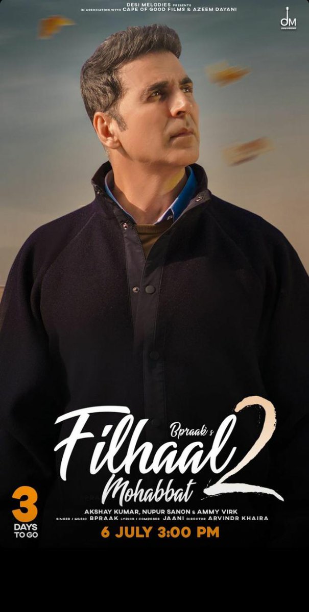 akshay_laxkar's tweet photo. 😍 ❤️ #feelthemusic 🎵 #FilhallSong 🎧 #Filhall2 ❤️ #AkshayKumar #NupurSanon #bpraak 🎶 #Jaani #ArvindrKhaira @DesiMelodies #CapeOfGoodFilms ♥️ #akkians #akkilovers #akshaykumarlaxkar ♥️ https://t.co/jzQatV95Li
