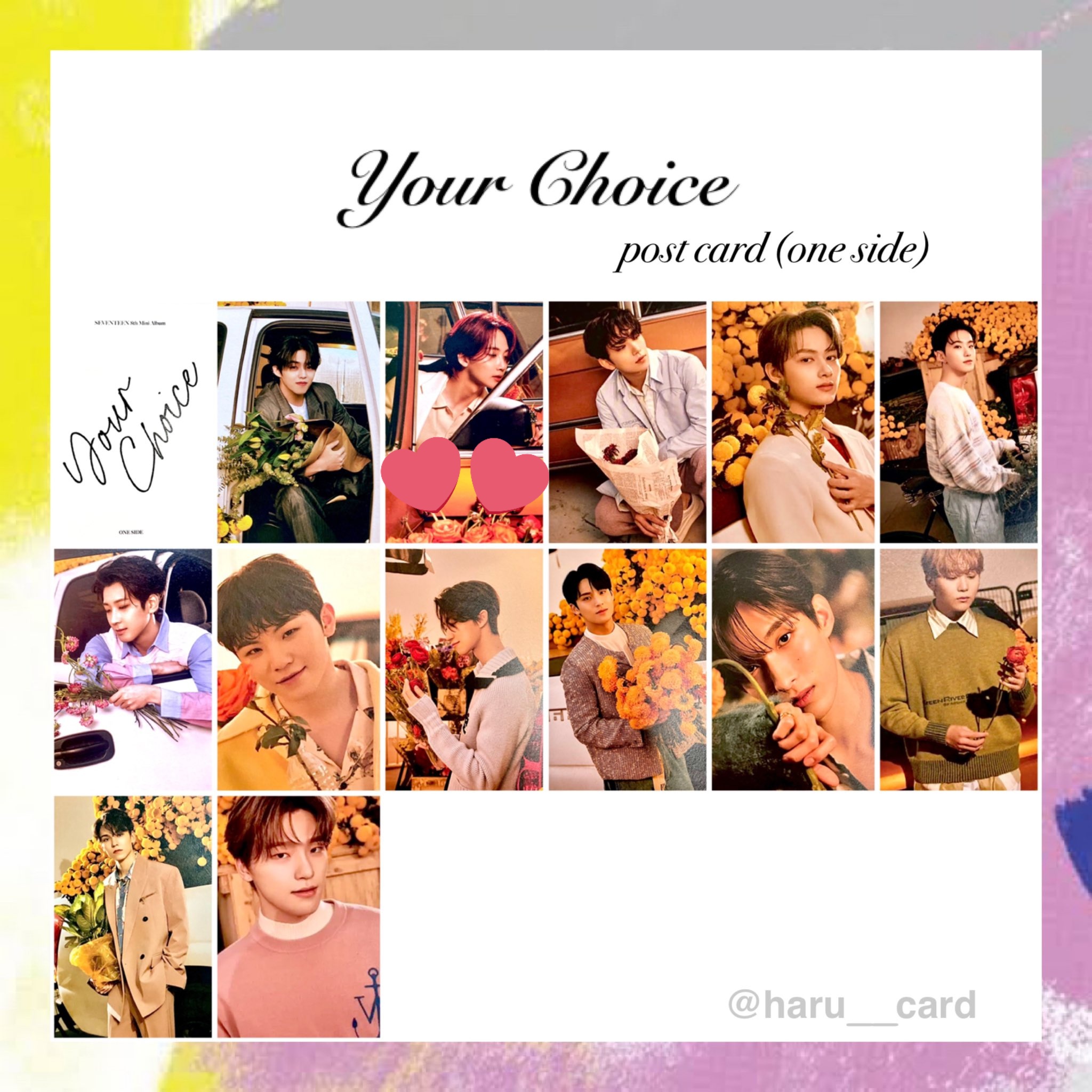 seventeen セブチ your choice ポスカ ジョンハン - K-POP/アジア