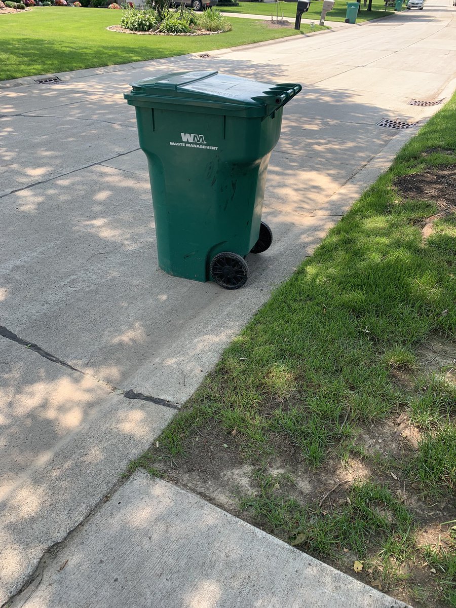 ctkondo's tweet photo. @cityofnovi @WasteManagement enough already with these bins - what’s the story. This is getting ridiculous. Not exactly the 4th of July decorations we need. Please remove! https://t.co/8372IRvnbM