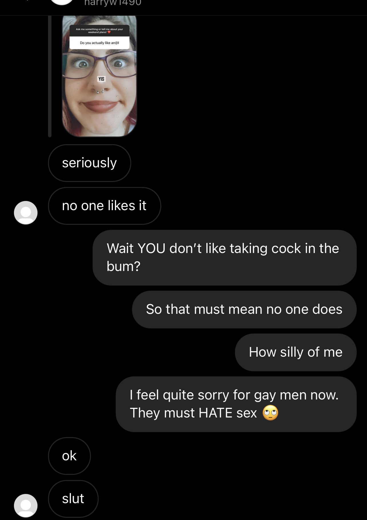 𝙿𝚎𝚝𝚊 | 𝙿𝚘𝚠𝚎𝚛_𝚖𝚒𝚍𝚐𝚎𝚝 on X: Sorry I must inform all men and  woman that no one actually likes anal, because this one person decided to  tell me so despite me saying I
