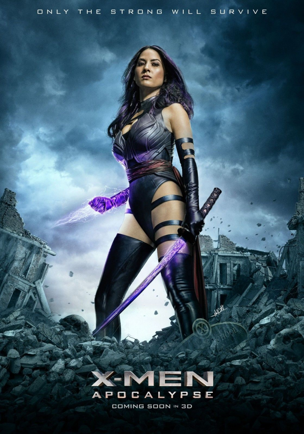 Happy birthday to Olivia Munn, who portrayed the mutant superhero Psylocke in \X-Men: Apocalypse.\ 