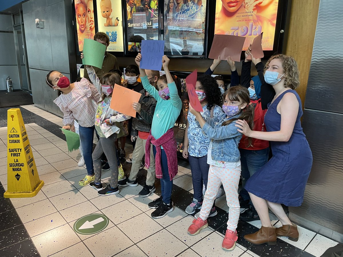 juandr47's tweet photo. Washington Heights choir students before watching @intheheights. 
@WHChoirSchool 
Thank you @Lin_Manuel! https://t.co/zAXUF1aeAY