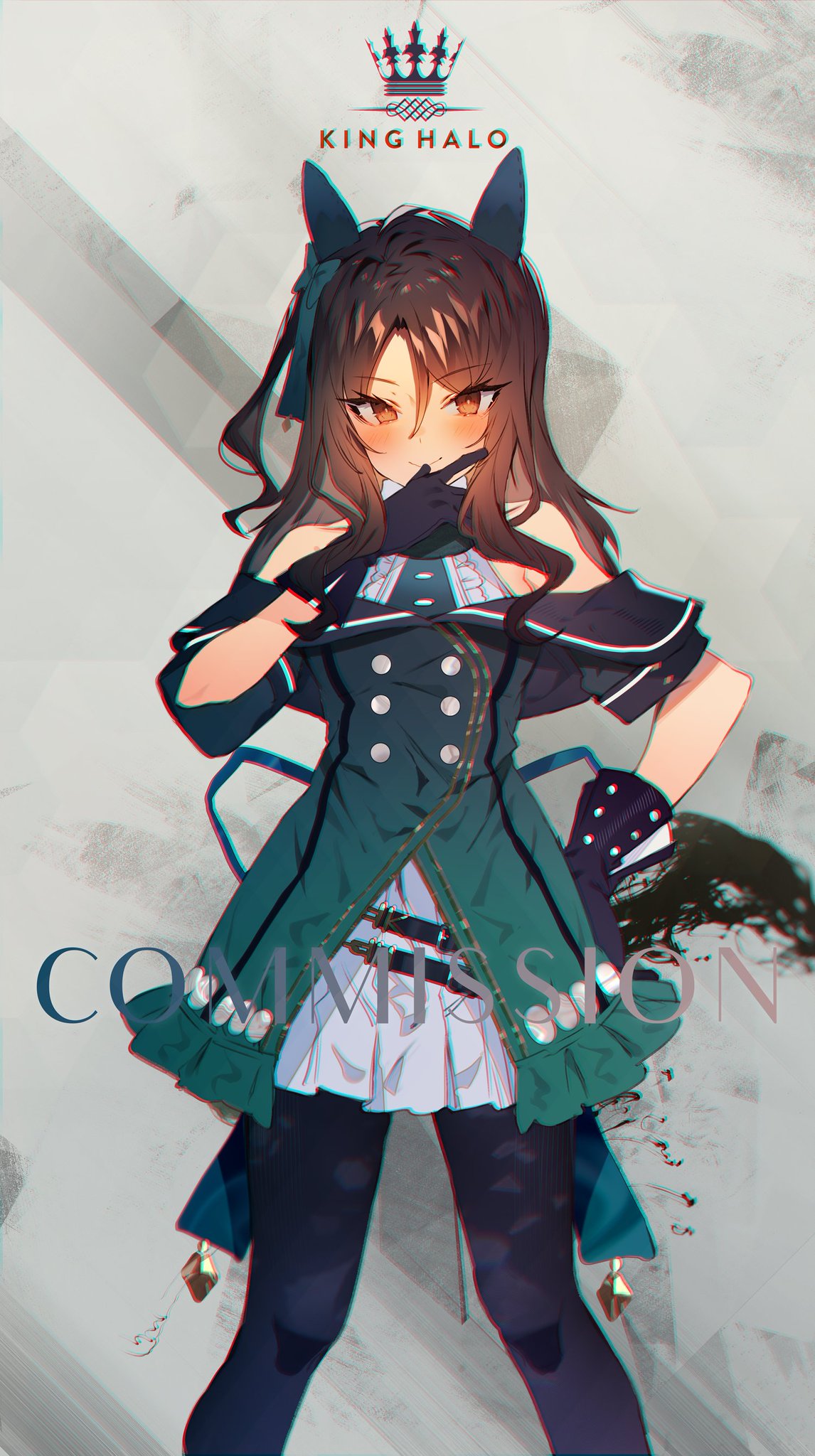 ウマ娘 威厳のある立ち振る舞いのキングヘイロー イラスト ウマ娘うまぴょいまとめ