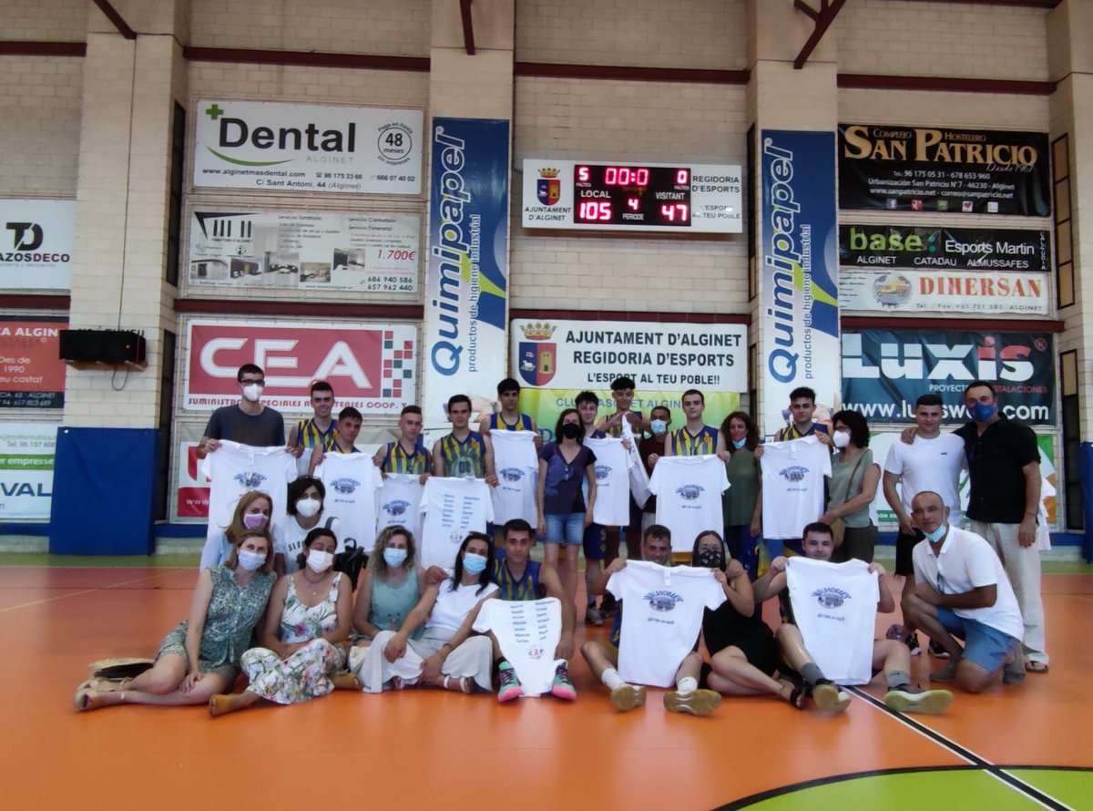 cbalginet's tweet photo. Partit d'Anada Fase d’Ascens a Autonòmica Semi-finals:

Junior Blau @cbalginet 105 vs @SportiuXe Alaquàs 47 https://t.co/7VYv76xqr8