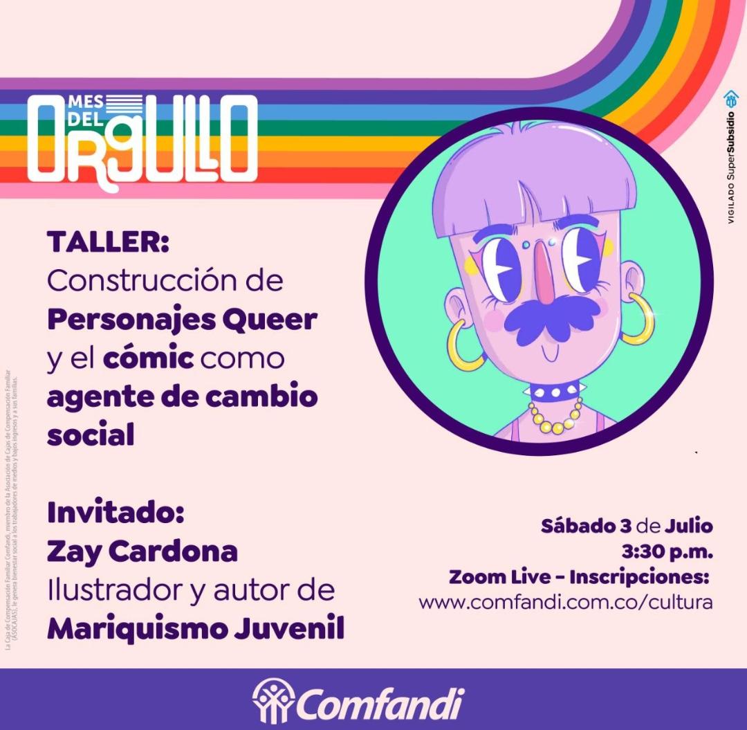 EfeGaalvis's tweet photo. Holis...
El #ENAQ aún no termina. Nos vemos esta tarde con Zay Cardona (Mariquismo Juvenil) en una charla taller sobre el cómic como agente de cambio social 🌈💕 https://t.co/1r70ELVibY