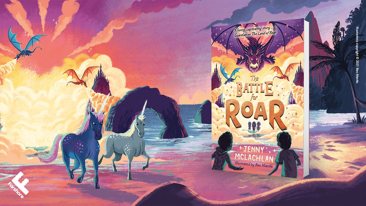 Only 6 more sleeps until you can explore the mysterious islands beyond The End! It's going to be the best trip to Roar EVER. 

Or, in the words of Win, "IMAGINARY!" 🧜‍♀️✨

The Battle for Roar by @JennyMcLachlan1, illustrated by @BenMMantle is out 8 July: ow.ly/OWb850FnrYS