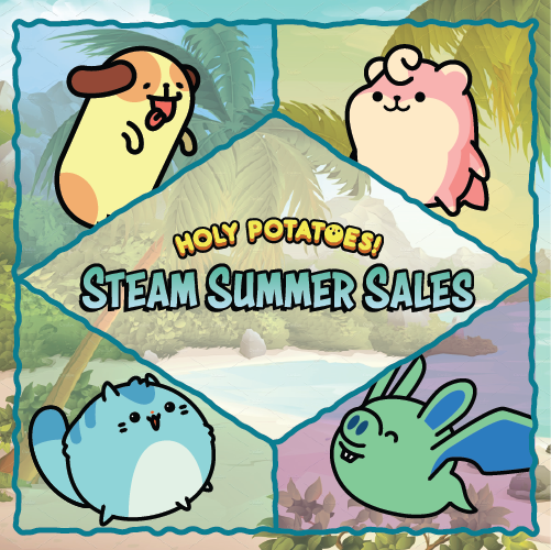 Holy Potatoes! A Summer Sale?!

Hey Spudlings,
We are back with the Great 2021 #SteamSummerSale. All of our #holypotatoes titles are on sale, so grab them now if you haven’t!!
Save even more with the bundle: 
bit.ly/Steambundle
Offer ends 9 July.
#indiegames #indiedev #sale