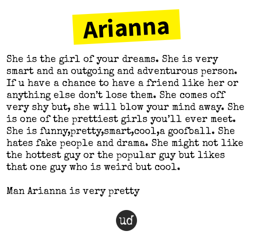 Arianna Name Meaning Personality