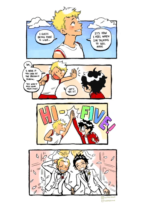 in celebration of ryuji's birthday, the sequel to this comic. 😊 HAPPY BIRTHDAY RYUJI!!!! 🥰🥰🥰 