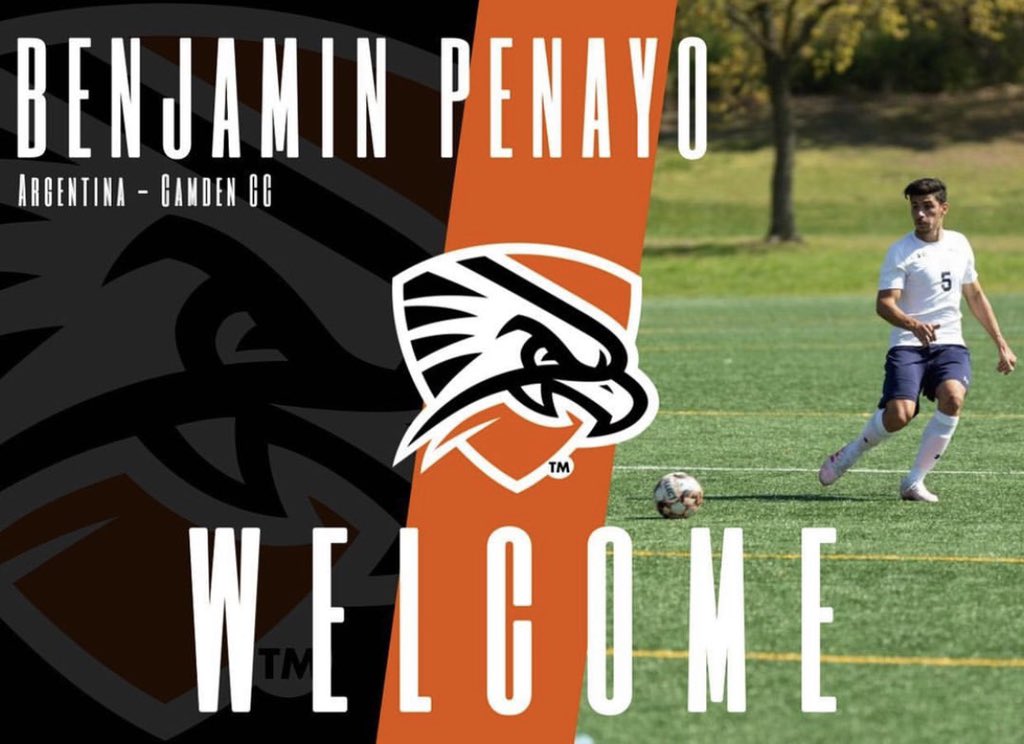 CamdenCCMSOC's tweet photo. Congratulations to #CCCMS alum Benjamin Penayo for signing with @NCAADII side @utpbfalcons 
————————————————————
#wearecamden @NJCAA_Soccer @CamdenCCsports https://t.co/z2WWK8klU1