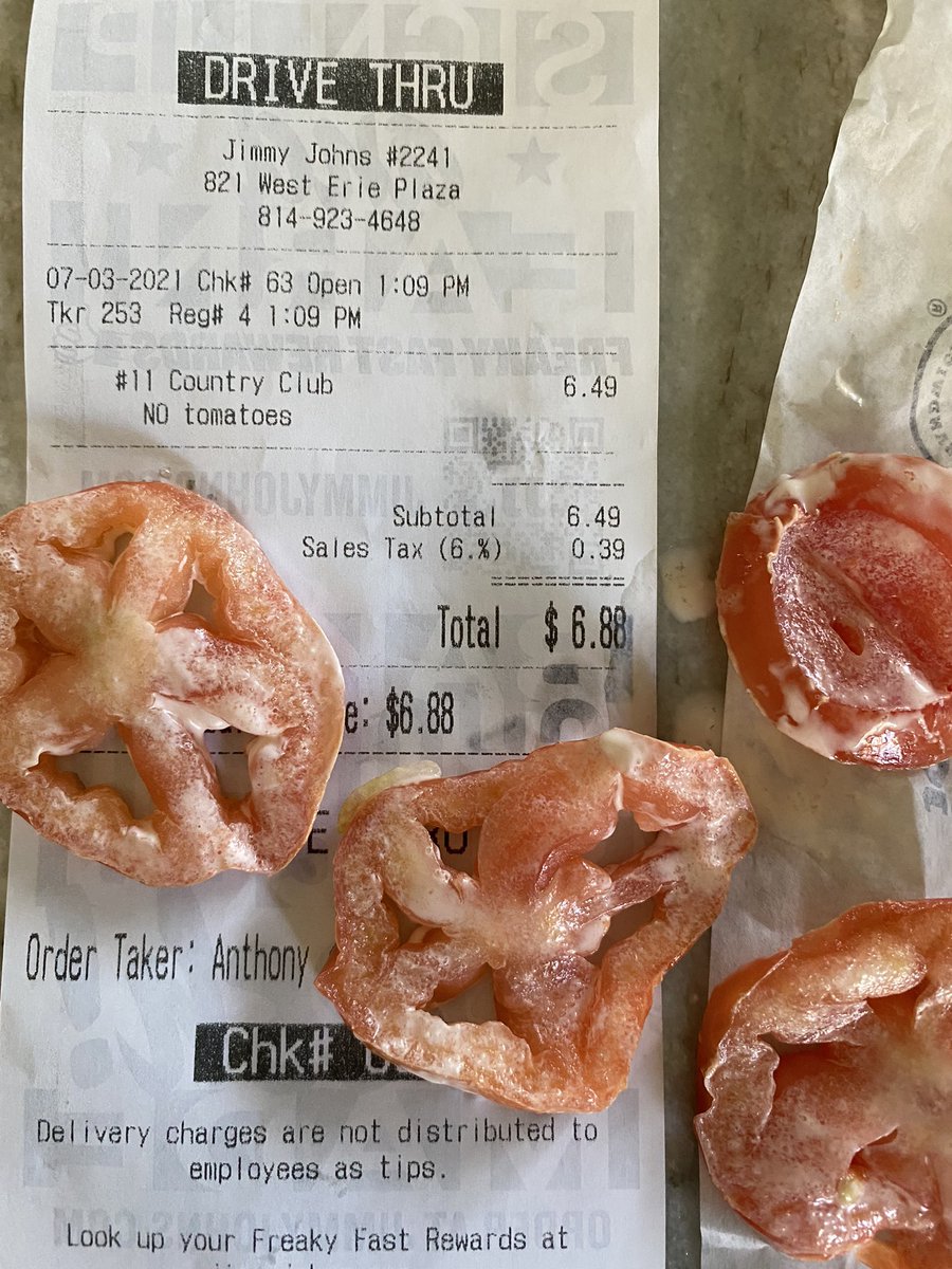 XboxBattly's tweet photo. @jimmyjohns You had one job! https://t.co/1SOpKUrBO8
