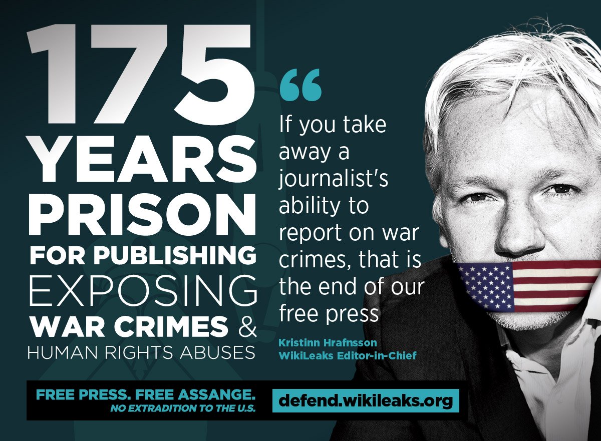  Solidarity with  Happy 50th birthday Julian Assange 