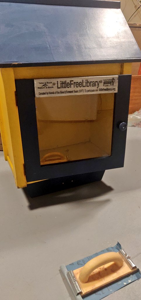 LittleFreeLib's tweet image. My old Hamilton home wasn't working out, so I've been rescued. Hopefully after some repairs and touch-ups I'll have new home in the Niagara region. Stay tuned! @TownOfPelham