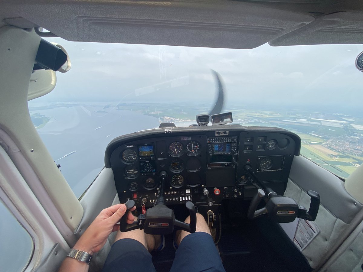Mooie solo-trip van <a href="/BredaAirport/">Breda Int. Airport</a> naar <a href="/MiddenZeeland/">Zeeland Airport</a> met de #PHEFA van @EFA_Seppe!! Korte broeken weer….😎👊